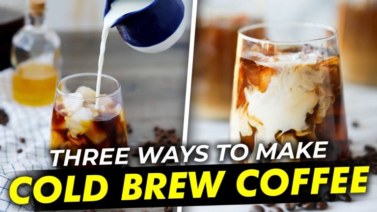 How to Three Ways to Cold Brew Coffee